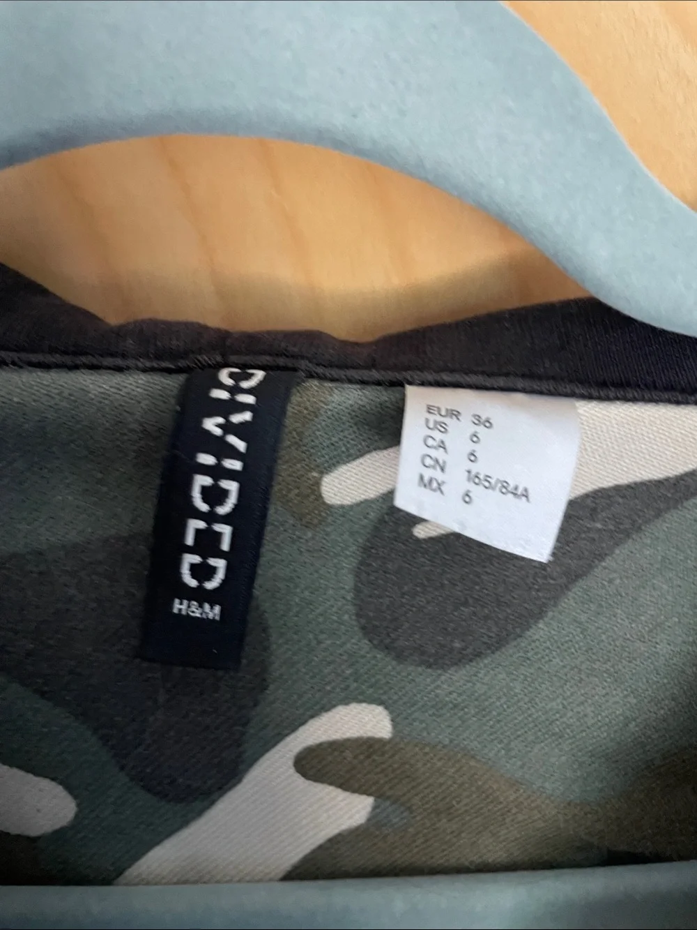 Divided Women's Camo Zip-Up Hoodie Jacket - Green/White/Black